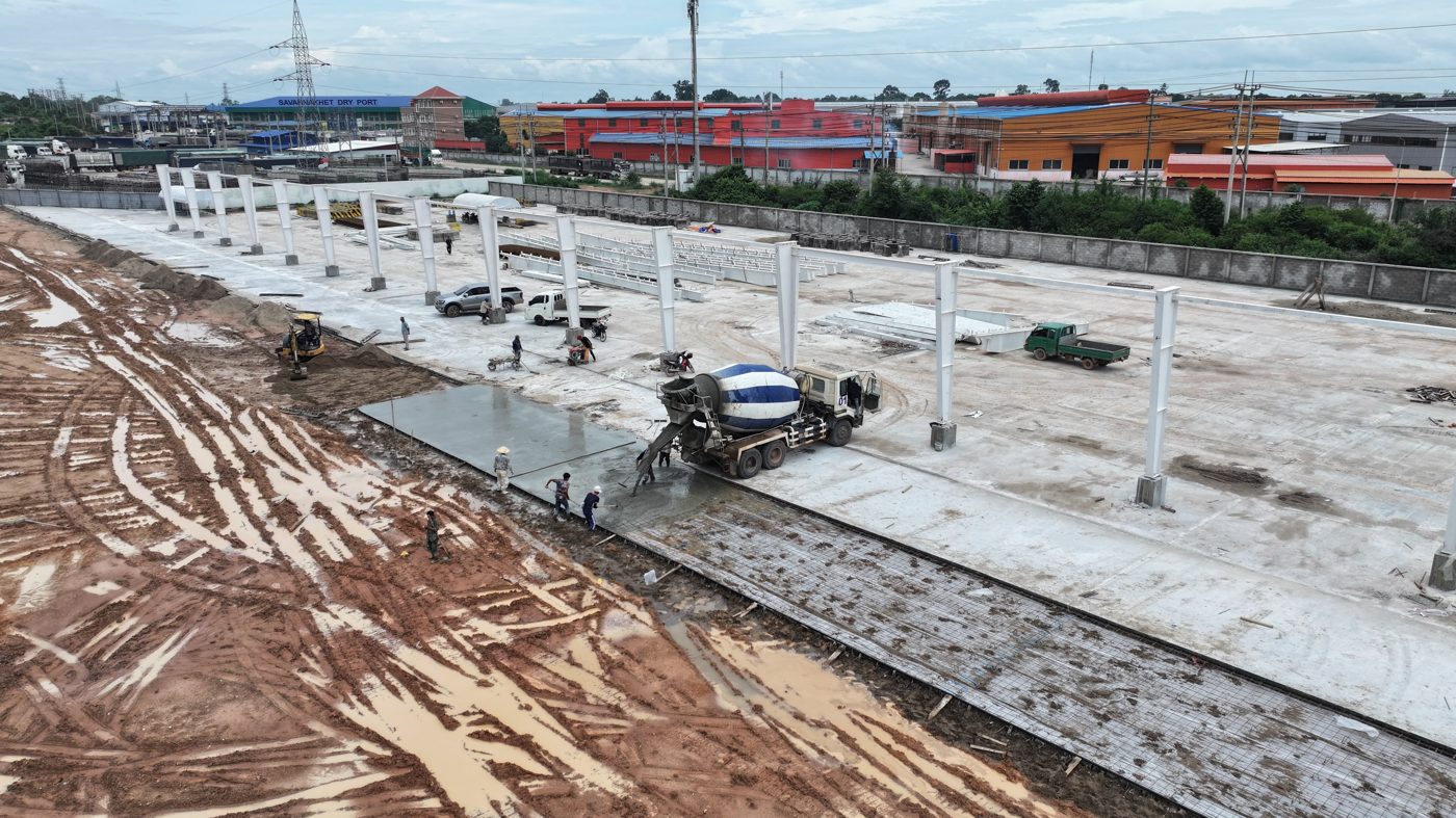 TCR bridge and road construction at Sedone, Pakse